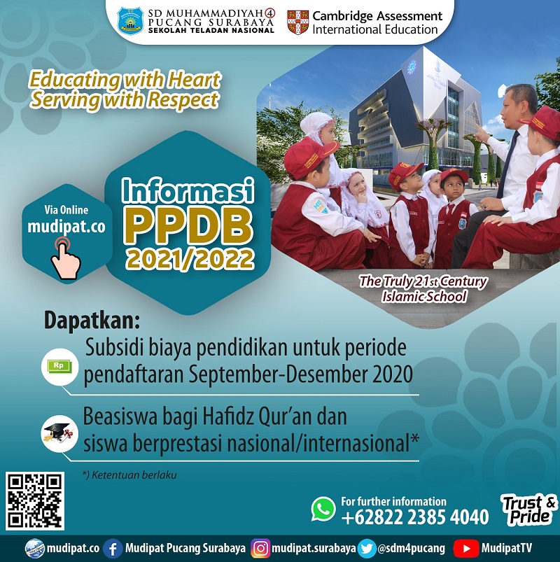 Ppdb 2021 2022 Sd Terbaik Surabaya Ini Dibuka Via Online Sediakan Beasiswa Dan Subsidi Biaya Pendidikan Mudipat Co